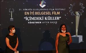 En İyi Belgesel Filmi Ödülü Öğr. Gör. Ayten Başer Yetimoğlu’nun Oldu
