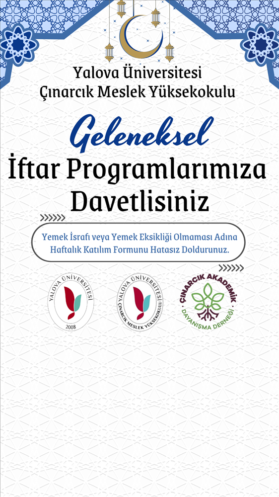 Ramazan Ayı Boyunca Öğrencilerimize Ücretsiz İftar